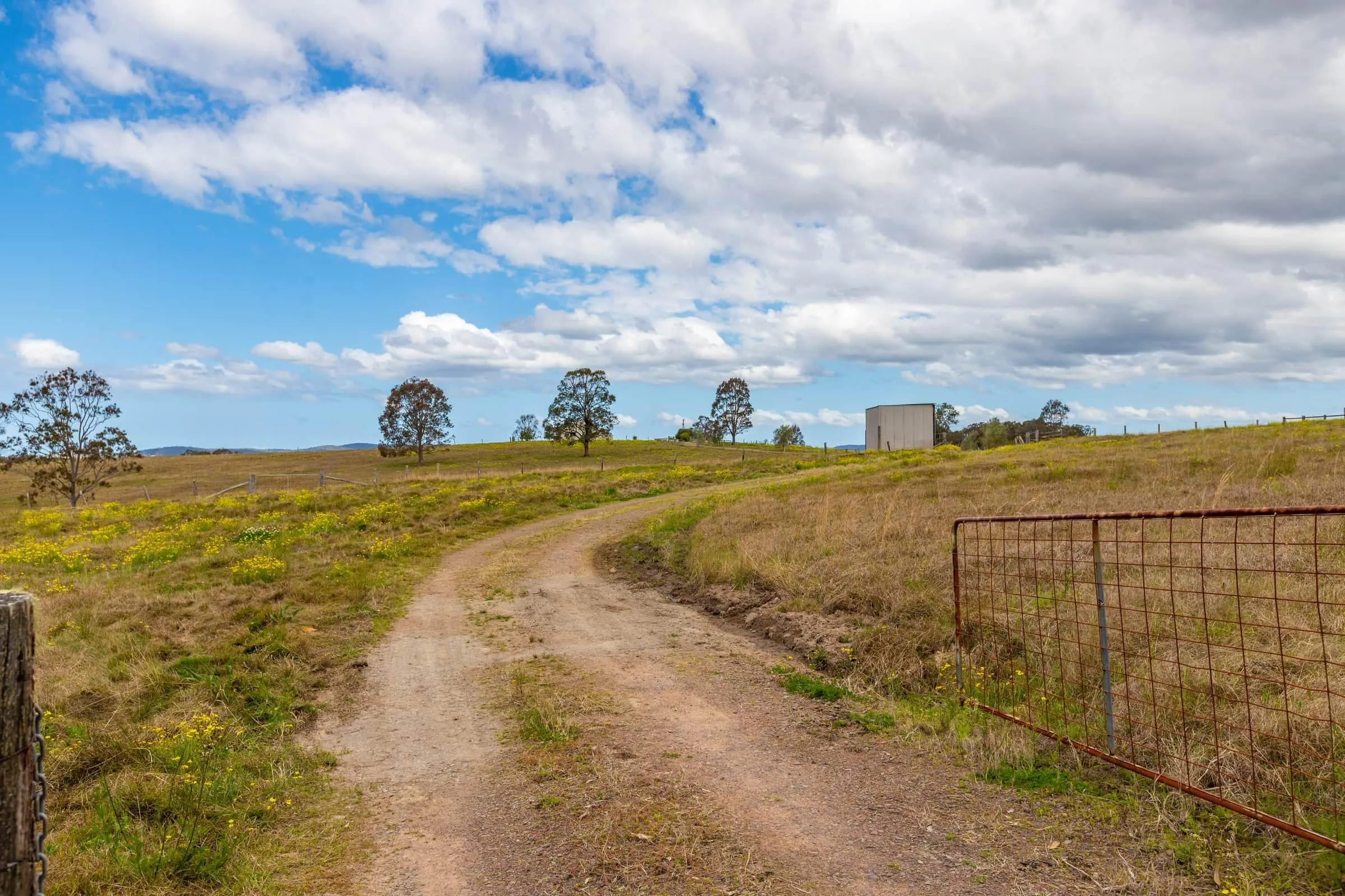 A new strainer assembly on the ridge at Carinya Parc